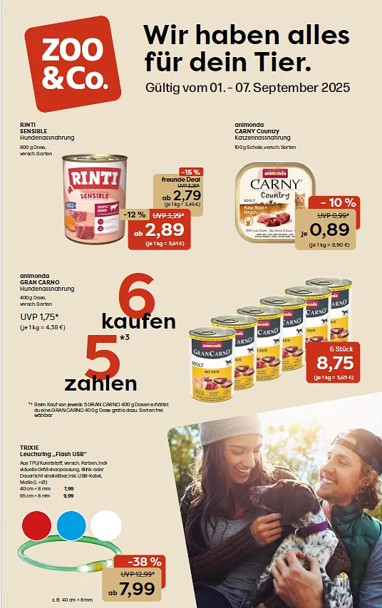 Zoowelt Kienzler Herbolzheim - Monatsaktion
