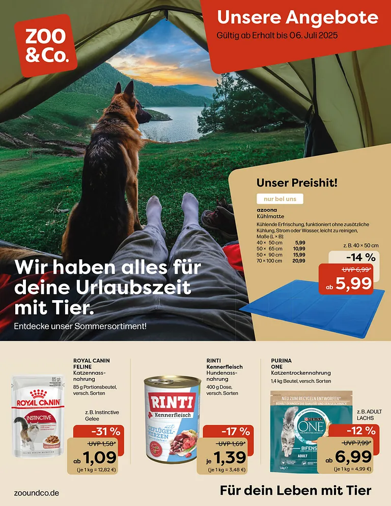 Zoowelt Kienzler Herbolzheim - Monatsbeilage